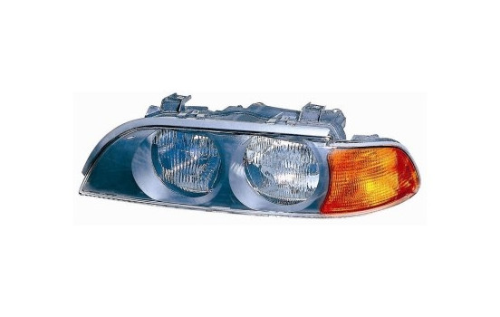 Vänster strålkastare med blinkljus Till -9/00 ORANGE H7+HB3 0639961 Van Wezel