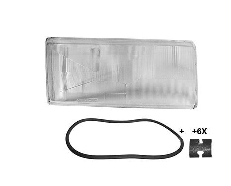 Strålkastarglas höger 5928978 Van Wezel