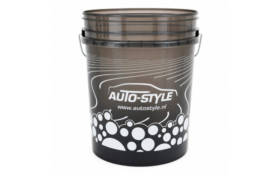 AutoStyle tvätthink 20L inklusive sandskydd - Transparent rökgrå