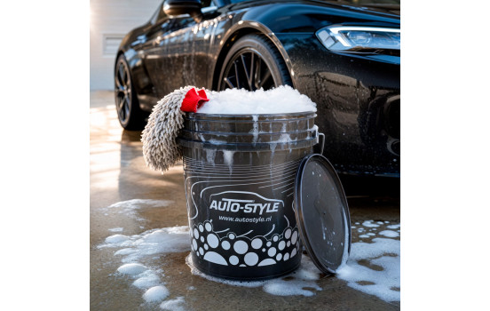 AutoStyle tvätthink 20L inklusive sandskydd - Transparent rökgrå, bild 3