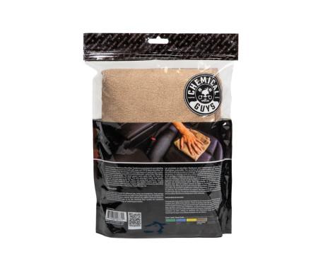 Chemical Guys Workhorse mikrofiberhandduk av professionell kvalitet - brun 16x16'' (3-pack), bild 2