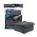 Chemical Guys Workhorse mikrofiberhandduk av professionell kvalitet (gummi/plast/vinyl) - svart 16x16'' (