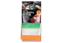 Turtle Wax 54694 Clean & Shine mikrofiber 3 st