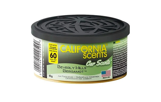 California Scents Air Freshener - Beverly Hills Bergamott - Burk 42gr