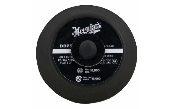 Meguiars Soft Buff Backing Plate 7,5 cm för Dual Action Polisher