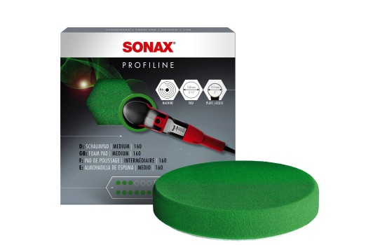 SONAX Polerskiva Roterande Medium - 160 mm