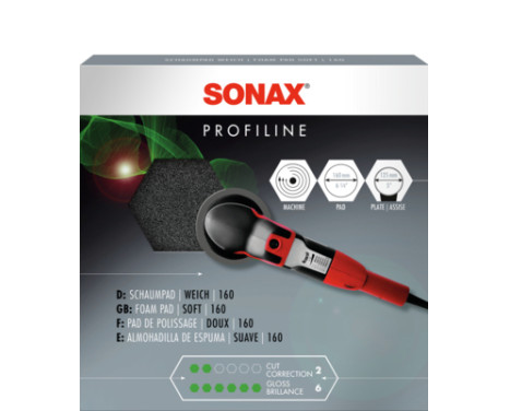 SONAX Polerskiva Roterande mjuk - 125 mm, bild 3