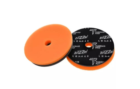 ZviZZer Polish Pad Thermo Allrounder Orange Medium Cut - 5 tum 125 mm - 2 stycken