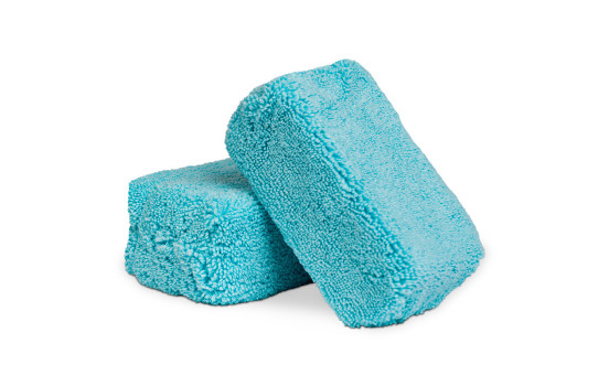 Chemical Guys mikrofiberapplikatorer av premiumkvalitet - blå 5x3x2,25'' (2-pack)