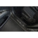Dörrtrösklar i svart rostfritt stål lämplig för Toyota Aygo X 2022- 'Lines X' - 4-delad, miniatyr 2