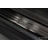 Dörrtrösklar i svart rostfritt stål lämplig för Toyota Aygo X 2022- 'Lines X' - 4-delad, miniatyr 3