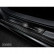 Svart dörrtröskel i rostfritt stål Mazda 3 HB 5-dörrars 2019-Â - Borstad stål 'Special Edition' 4-d
