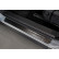 Svarta dörrtrösklar i rostfritt stål lämplig för Nissan Qashqai III 2021- - 'Special Edition' - 4-delad, miniatyr 2