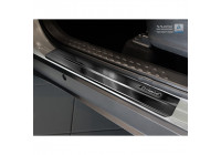 Svarta dörrtrösklar i rostfritt stål Toyota C-HR 2016- - 'Exklusiv' - 4-delad