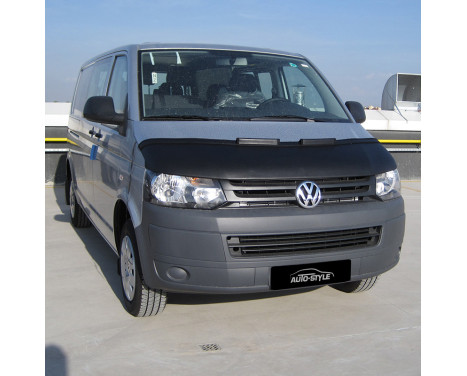 Motorhuv näshöljet Volkswagen Transporter T5 ansiktslyftning 2010- svart, bild 2