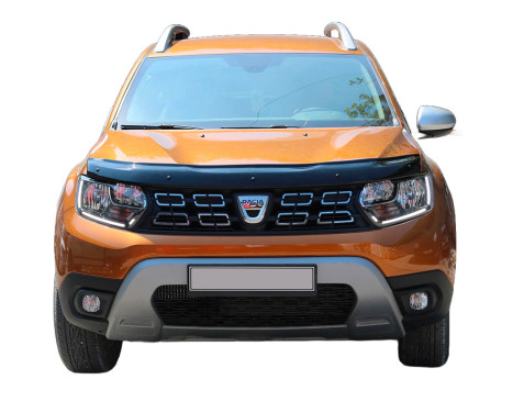 Oneway Bonnet protector (stenspånskydd) lämplig för Dacia Duster II 2018-2024 - Blank svart