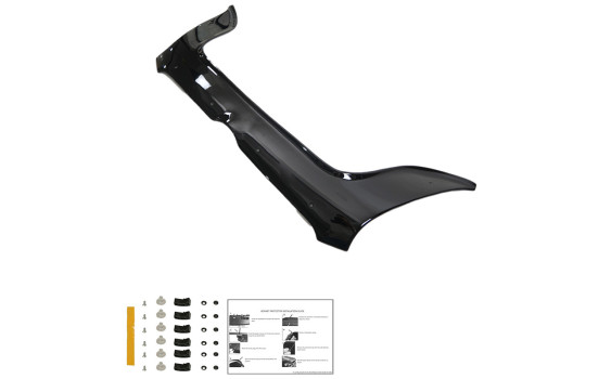 Oneway Motorhuvsskydd (stenspånskydd) Fiat Doblo 2nd Gen. 2010-2015 - Glossy Black, bild 2