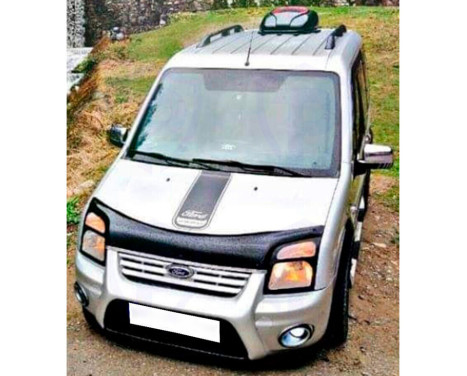 Oneway Motorhuvsskydd (stenspånskydd) Ford Transit Connect 2002-2008 - Glossy Black