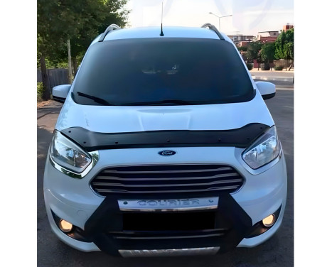 Oneway Motorhuvsskydd (stenspånskydd) Ford Transit Connect 2013-2018 - Glanssvart