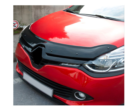 Oneway Motorhuvsskydd (stenspånskydd) lämplig för Renault Clio D 2012-2019 - Glanssvart