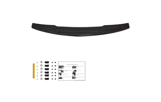 Oneway Motorhuvsskydd (stenspånskydd) Mitsubishi L200 Triton 4 2007-2014 - Glossy Black, bild 3