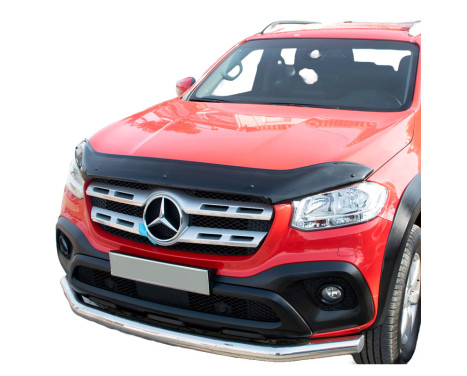 Oneway Motorhuvsskydd (stenspånskydd) passar Mercedes X-Klass W470 2017- Glanssvart