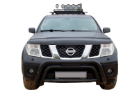 Oneway Motorhuvsskydd (stenspånskydd) passar Nissan Navara D40 2005-2010 - Blank svart