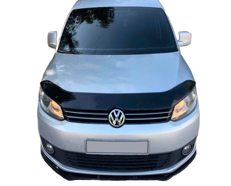 Oneway Motorhuvsskydd (stenspånskydd) Volkswagen Caddy MK3 Facelift 2010-2015 - Glossy Black, bild 2