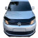 Oneway Motorhuvsskydd (stenspånskydd) Volkswagen Caddy MK3 Facelift 2010-2015 - Glossy Black, miniatyr 2