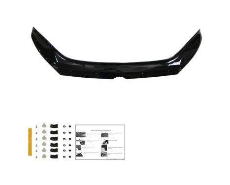 Oneway Motorhuvsskydd (stenspånskydd) Volkswagen Caddy MK3 Facelift 2010-2015 - Glossy Black, bild 5