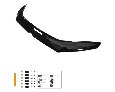 Oneway Motorhuvsskydd (stenspånskydd) Volkswagen Caddy MK3 Facelift 2010-2015 - Glossy Black, bild 6
