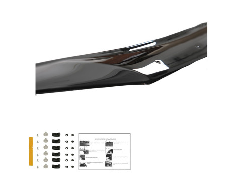 Oneway Motorhuvsskydd (stenspånskydd) Volkswagen Caddy MK3 Facelift 2010-2015 - Glossy Black, bild 7