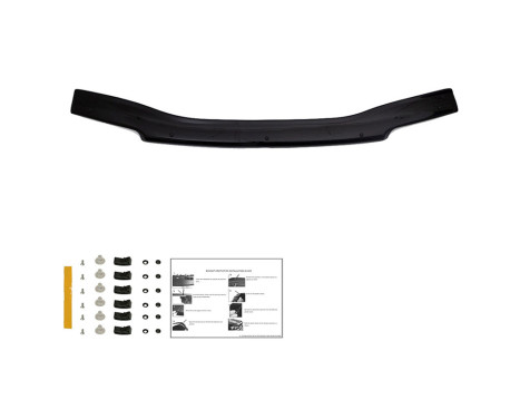 Oneway Motorhuvsskydd (stenspånskydd) Volkswagen Transporter T4 1991-2003 - Glossy Black, bild 3