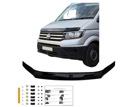 Oneway Motorhuvsskydd Volkswagen Crafter MK2 2016- & MAN TGE MK1 PreFacelift 2016-, bild 2