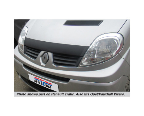 RGM Motorhuvsskydd/skydd lämplig för Opel Vivaro & Renault Trafic 2006-08/2014 Svart, bild 2