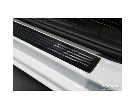 Universal dörrtrösklar 'Glossy Black' aluminium/svart - 2-delat - 54 x 4 cm, bild 2