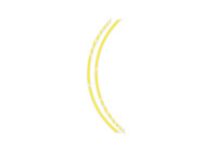 Foliatec PIN-Striping 'Racing' for rims Neon-Yellow - Width = 7mm: 14x 41cm