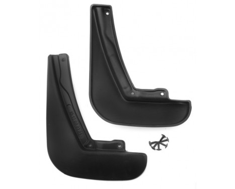 Mudflap kit (mudflaps) front FIAT 500, 2007-2011 2pcs. Mudflap kit (mudflaps) front FIAT 500, 2007-2011 2pcs.
