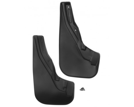 Mudflap kit (mudflaps) front FIAT DOBLO, 2014-> vag. 2 pcs. Mudflap kit (mudflaps) front FIAT DOBLO, 2014-> vag. 2 pcs.