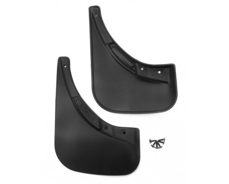Mudflap kit (mudflaps) Rear FIAT 500, 2007-2011 2pcs. Mudflap kit (mudflaps) Rear FIAT 500, 2007-2011 2pcs.