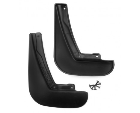 Mudflaps set (mudflaps) front FIAT 500, 2011-> 2pcs. Polyurethane Mudflaps set (mudflaps) front FIAT 500, 2011-> 2pcs. Polyurethane