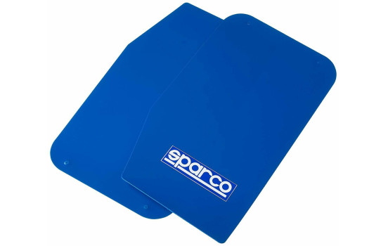 Sparco Universal mud flaps 'Large' - Blue