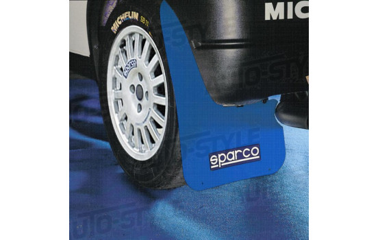Sparco Universal mud flaps 'Large' - Blue, Image 2
