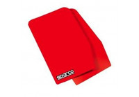 Sparco Universal mud flaps 'Large' - Red
