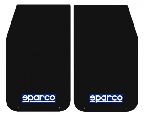 Sparco Universal mudflaps 'Large' - Black, set of 2 pieces