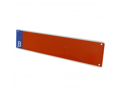Number plate agriculture red