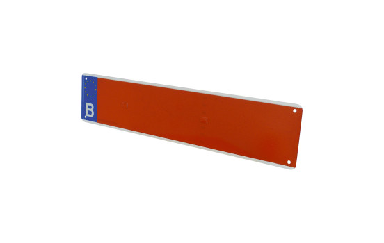 Number plate agriculture red