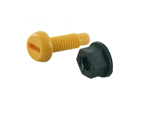 Number plate bolt 2 pieces