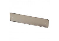 Stainless steel License plate holder Chrome 52x11cm per piece
