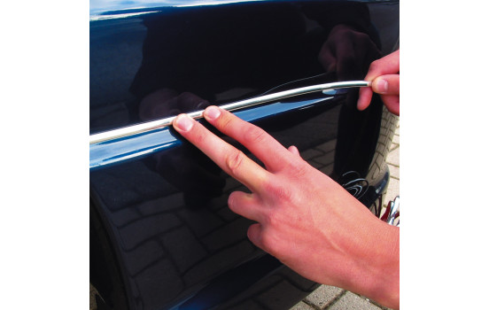 Universal self-adhesive chrome frame - U-profile / Length 5 meters, Image 3